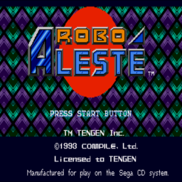 Robo Aleste (U) Title Screen